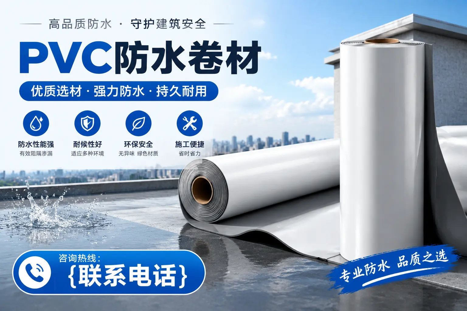 PVC防水卷材的选购技巧与注意事项，助您在乐东找到合适产品